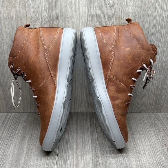 Merrell Brown Lace Up Boots - Picture 6 of 10